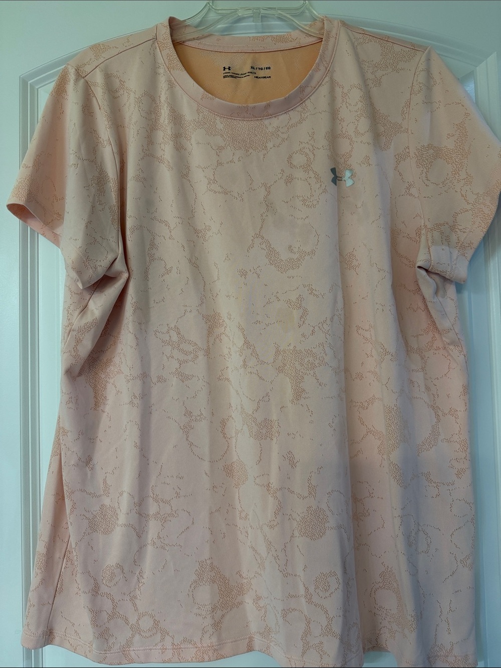 Under Armour Women's Short Sleeve Performance Tee in Light Pink